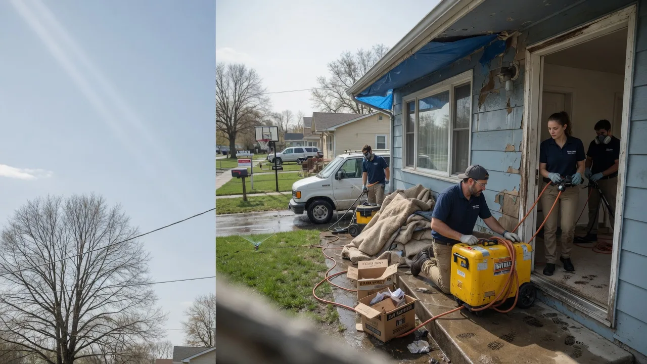 Basement Flood Cleanup in Monticello, IL near me